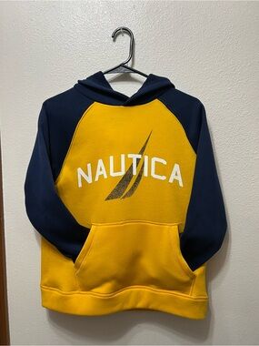 Nautica Yellow & Navy Hoodie